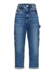 Herrlicher Dżinsy - Straight fit - w kolorze niebieskim rozmiar: W30. Niebieskie jeansy Herrlicher, z aplikacjami, z podwyższonym stanem. Za 162.49 zł.