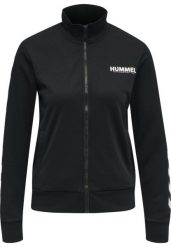 Damska bluza dresowa zapinana na zamek Hummel Legacy. Czarne bluzy Hummel, na jesień, s, bez wzorów, z dresówki, bez kaptura. Za 269.50 zł.