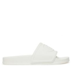 Klapki Liu Jo. Białe klapki Liu Jo, bez wzorów, bez obcasa. Za 159.99 zł.