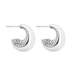 Kolczyki Guess. Szare kolczyki Guess, srebrne. Za 231.99 zł.