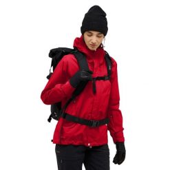 Damska wiatrówka Haglöfs Astral GTX II. Czerwone kurtki sportowe Haglöfs, bez wzorów, z softshellu, bez kaptura, trekkingowe. W wyprzedaży za 1,623.90 zł.