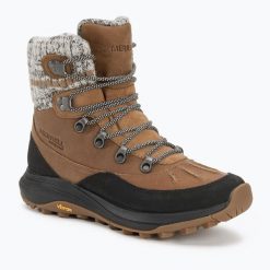 Śniegowce damskie Merrell Siren 4 Thermo Mid Zip WP. Brązowe trapery i śniegowce Merrell. Za 719.99 zł.