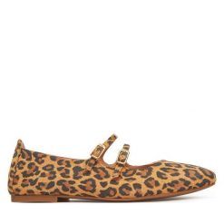 Baleriny Unisa. Brązowe baleriny Unisa, bez wzorów, bez obcasa. Za 309.99 zł.