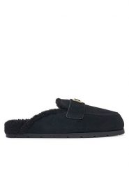 Armani Exchange Klapki XW003096 AF27450 MZ715 Czarny. Czarne klapki Armani Exchange, bez wzorów, ze skóry, bez obcasa. Za 839.99 zł.