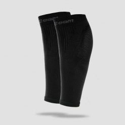 Podkolanówki kompresyjne nylonowe czarne. Czarne skarpety GYMBEAM, bez wzorów, z elastanu. Za 35.99 zł.