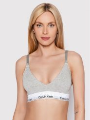 Calvin Klein Underwear Biustonosz do karmienia 000QF6218E Szary. Szare biustonosze Calvin Klein Underwear, bez wzorów, z bawełny. Za 99.99 zł.