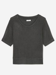 Marc O´Polo Bodywear Koszulka w kolorze antracytowym rozmiar: L. Czarne bluzki l, bez wzorów, bez kołnierzyka, bez ramiączek. Za 117.45 zł.