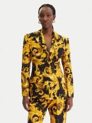 Versace Jeans Couture Marynarka 80HAQ702 NS756 Czarny Regular Fit. Czarne marynarki i żakiety Versace Jeans Couture, bez wzorów, z jeansu. Za 2,839.00 zł.