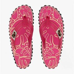 Japonki damskie GUMBIES ISLANDER FLIP-FLOPS. Czerwone klapki Gumbies, bez wzorów, bez obcasa. Za 89.99 zł.
