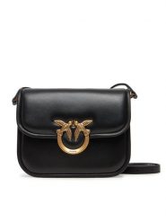 PINKO Torebka Love Box Bag Fl Mini 104297 A26L Czarny. Czarne listonoszki Pinko, bez wzorów, ze skóry, bez dodatków. Za 879.99 zł.