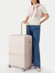Nine West Walizka duża CEO-NW-L-003-10 Różowy jasny. Czerwone walizki Nine West, bez wzorów, duże. Za 399.99 zł.