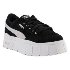 Damskie Skórzane Buty Treningowe Mayze Stack DC5. Białe trekkingi Puma, trekkingowe. Za 636.99 zł.