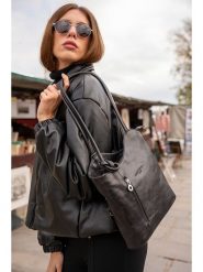 Maison héritage PARIS Skórzana torebka "Lola" w kolorze czarnym - 32 x 25 x 6 cm rozmiar: onesize. Czarne torby na ramię Maison héritage PARIS, bez wzorów, z materiału, na ramię, bez dodatków. Za 343.73 zł.