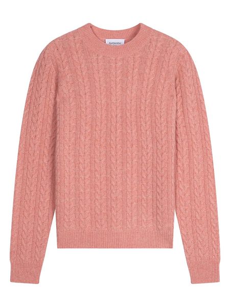 AUTHENTIC CASHMERE Kaszmirowy sweter "Alice" w kolorze łososiowym rozmiar: S. Różowe swetry AUTHENTIC CASHMERE, s, bez wzorów, z kaszmiru, bez ramiączek. Za 456.87 zł.