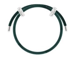 Bransoletka Liana, posrebrzana w kolorze butelkowej zieleni. Zielone bransoletki Lilou, posrebrzane. Za 139.00 zł.