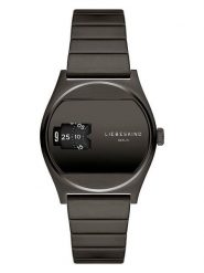 Liebeskind Zegarek kwarcowy w kolorze antracytowym rozmiar: onesize. Czarne, analogowe zegarki Liebeskind, ze stali. Za 478.62 zł.