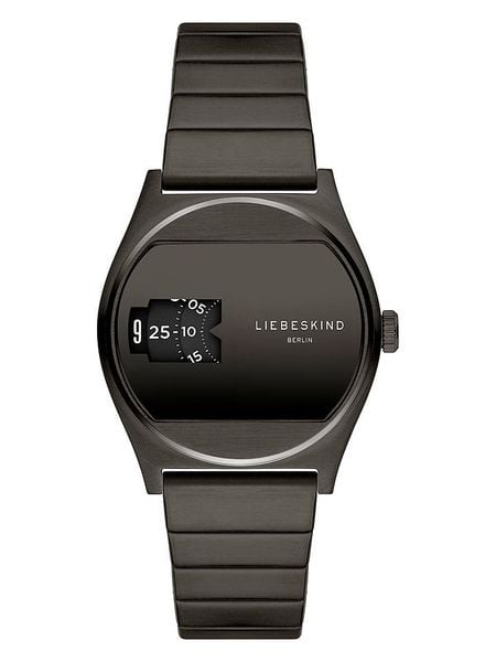 Liebeskind Zegarek kwarcowy w kolorze antracytowym rozmiar: onesize. Czarne, analogowe zegarki Liebeskind, ze stali. Za 404.99 zł.