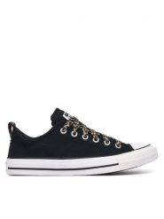 Converse Trampki Chuck Taylor All Star Madison Animal A18362C Czarny. Czarne trampki Converse, bez wzorów, z materiału, bez zapięcia. Za 329.99 zł.