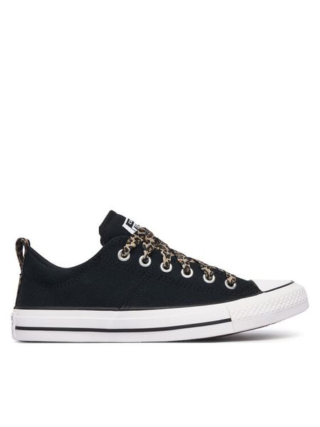 Converse Trampki Chuck Taylor All Star Madison Animal A18362C Czarny. Czarne trampki Converse, bez wzorów, z materiału, bez zapięcia. Za 329.99 zł.