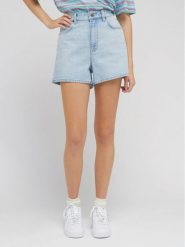 Lee Szorty jeansowe Carol L37CHGB33 112330588 Błękitny Regular Fit. Niebieskie szorty Lee, bez wzorów, z bawełny. Za 159.99 zł.