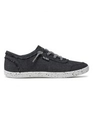 Skechers Sneakersy w kolorze antracytowym rozmiar: 37. Czarne trampki Skechers, bez wzorów, bez zapięcia. Za 202.03 zł.