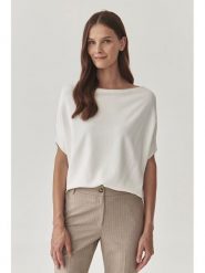 TATUUM Bluzka "Ati" w kolorze kremowym rozmiar: L. Brązowe bluzki Tatuum, l, bez wzorów, bez kołnierzyka, bez ramiączek. Za 174.02 zł.