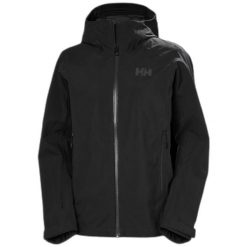 Damska kurtka wodoodporna Helly Hansen Verglas 3L Shell. Czarne kurtki sportowe Helly Hansen, l, bez wzorów, bez kaptura, trekkingowe. Za 539.99 zł.