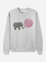 WOOOP Bluza "Jumbo Bubble Gum" w kolorze szarym rozmiar: XXL. Szare bluzy Wooop, xxl, bez wzorów, bez kaptura. Za 92.45 zł.