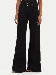 Versace Jeans Couture Jeansy 78HAB561 Czarny Wide Leg. Czarne jeansy Versace Jeans Couture, bez wzorów. Za 629.99 zł.