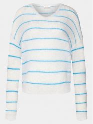 American Vintage Sweter Zakday ZAK18BE24 Niebieski Regular Fit. Niebieskie swetry American Vintage, s, bez wzorów, z wełny, bez ramiączek. Za 299.99 zł.