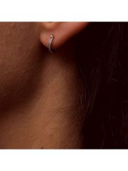OR Carats Złote kolczyki-wkrętki z diamentami rozmiar: onesize. Szare kolczyki OR Carats, z diamentem, złote, z zapięciem typu bigiel. Za 788.81 zł.