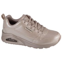 Buty sportowe Sneakersy damskie, Uno - Galactic Gal. Szare obuwie sportowe Skechers, z materiału, bez zapięcia, trekkingowe, Skechers Sport. Za 459.99 zł.