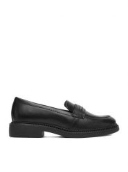 Lasocki Lordsy CEO-RST-56007-03 Czarny. Czarne lordsy Lasocki, bez wzorów, ze skóry, bez obcasa, bez zapięcia. Za 229.99 zł.