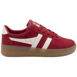 Sneakersy damscy Gola Grandslam Suede Trainer. Białe obuwie sportowe Gola, bez zapięcia. Za 470.50 zł.