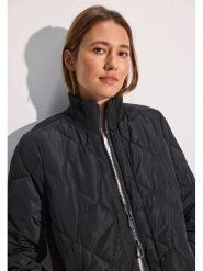 Cecil Płaszcz pikowany w kolorze czarnym rozmiar: M. Czarne płaszcze Cecil, m, bez wzorów, bez kaptura. Za 259.74 zł.