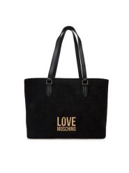 LOVE MOSCHINO Torebka JC4123PP0NKB100A Czarny. Czarne torebki klasyczne Love Moschino, bez wzorów, ze skóry, bez dodatków. Za 1,099.00 zł.