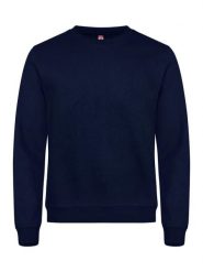 Clique Basic Roundneck unisex blu ciemny bluza z tkaniny antymech – dark navy. Niebieskie bluzy CLIQUE, m, bez wzorów, z bawełny, bez kaptura. Za 155.74 zł.