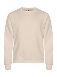 Clique Basic Roundneck bluza unisex z tkaniną antypillingową – light khaki. Zielone bluzy CLIQUE, uniwersalny, bez wzorów, z bawełny, bez kaptura. Za 154.85 zł.