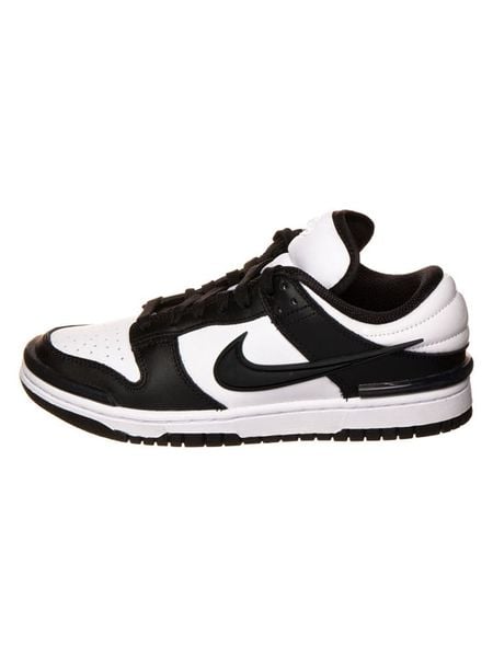 Nike Skórzane sneakersy "Dunk Panda Twist" rozmiar: 37,5. Białe trampki Nike, bez wzorów, bez zapięcia. Za 394.95 zł.