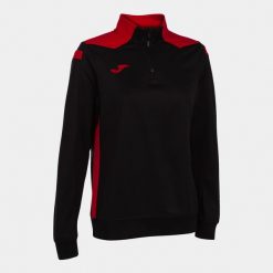 Bluza do piłki nożnej damska Joma Championship VI. Czarne bluzy Joma, l, bez wzorów, bez kaptura. W wyprzedaży za 120.00 zł.