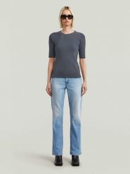 G-Star Dżinsy - Bootcut fit - w kolorze błękitnym rozmiar: W32/L32. Niebieskie jeansy G-Star, l, z aplikacjami, z podwyższonym stanem. Za 285.45 zł.