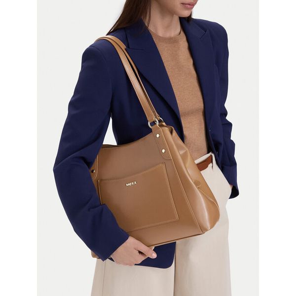 Torebka MEXX. Brązowe torebki klasyczne Mexx, bez wzorów, bez dodatków. Za 229.99 zł.