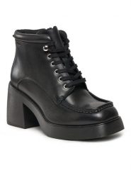 Vagabond Shoemakers Botki Brooke 5644-001-20 Czarny. Czarne botki Vagabond Shoemakers, bez wzorów, ze skóry, bez obcasa, na słupku, bez zapięcia. Za 849.99 zł.