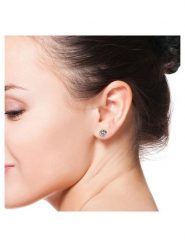 Diamant Vendôme Złote kolczyki-wkrętki z diamentami rozmiar: onesize. Szare kolczyki Diamant Vendöme, z diamentem, złote. Za 739.99 zł.