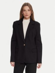 Guess Marynarka W5BN66 KCMU2 Czarny Regular Fit. Czarne marynarki i żakiety Guess, xl, z aplikacjami, z wiskozy. Za 619.99 zł.