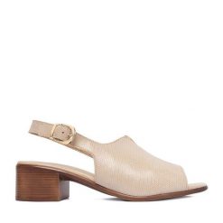 Sandały Lasocki. Brązowe sandały Lasocki, bez wzorów, bez obcasa, na słupku, bez zapięcia. Za 179.99 zł.