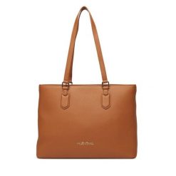 Torebka Valentino. Brązowe shopper Valentino, bez wzorów, bez dodatków. Za 589.99 zł.