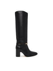Marciano Guess Kozaki G6BZ30 L0229 Czarny. Czarne kozaki Marciano Guess, ze skóry, bez obcasa, na słupku, bez zapięcia. Za 2,259.00 zł.