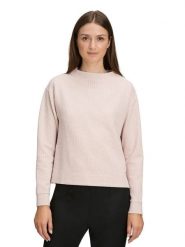 BETTY & CO Bluza w kolorze jasnoróżowo-kremowym rozmiar: 42. Brązowe bluzy sportowe Betty & Co, bez wzorów, bez kaptura. Za 119.95 zł.