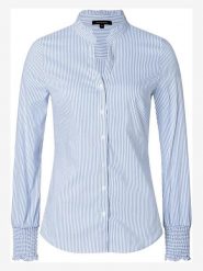 More & More Bluzka w kolorze błękitno-białym rozmiar: 34. Niebieskie bluzki More & More, bez wzorów, bez kołnierzyka, bez ramiączek. Za 142.45 zł.